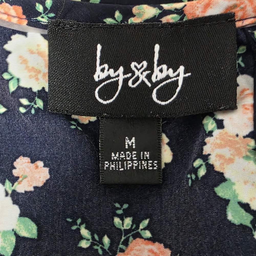 Floral Spring Dress with Mint Cardigan (Size: M) - Picture 12 of 13